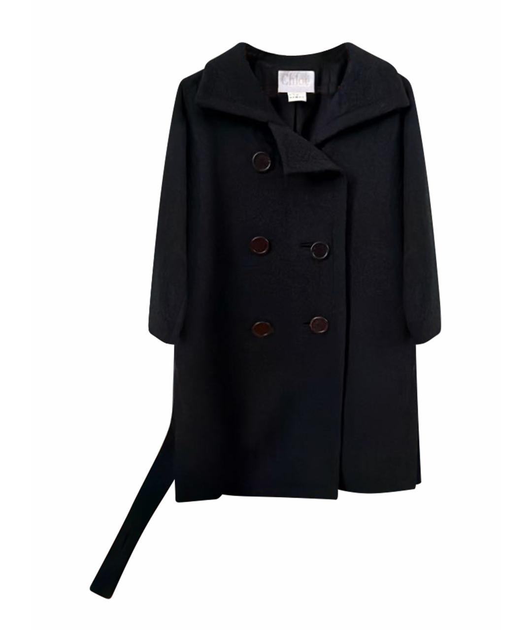 CHLOE Серое шерстяное пальто, фото 1