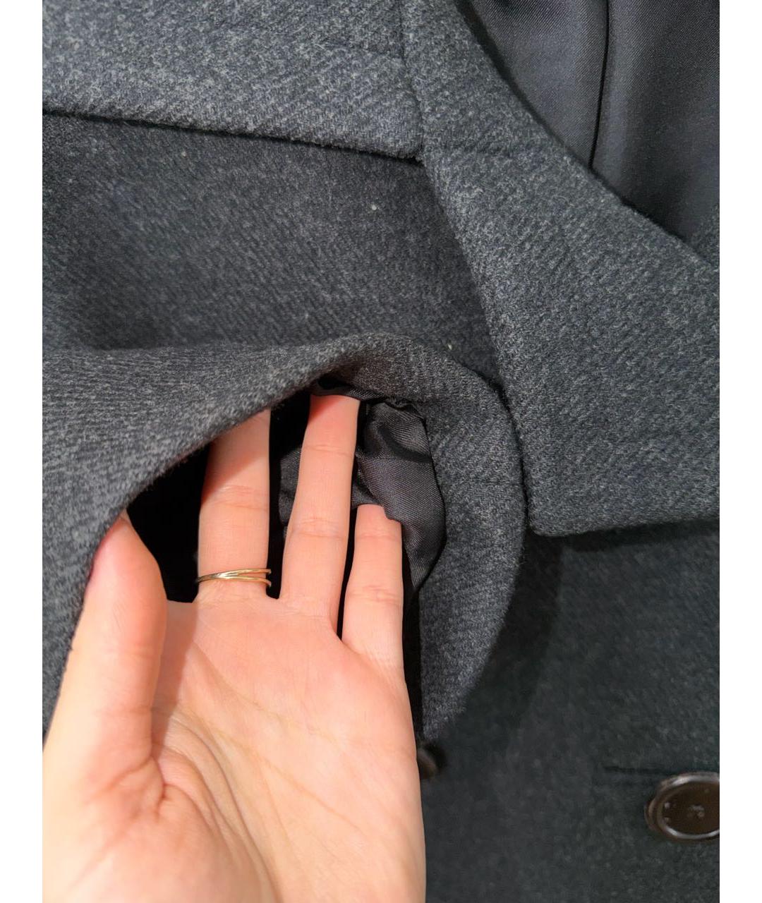 CHLOE Серое шерстяное пальто, фото 5