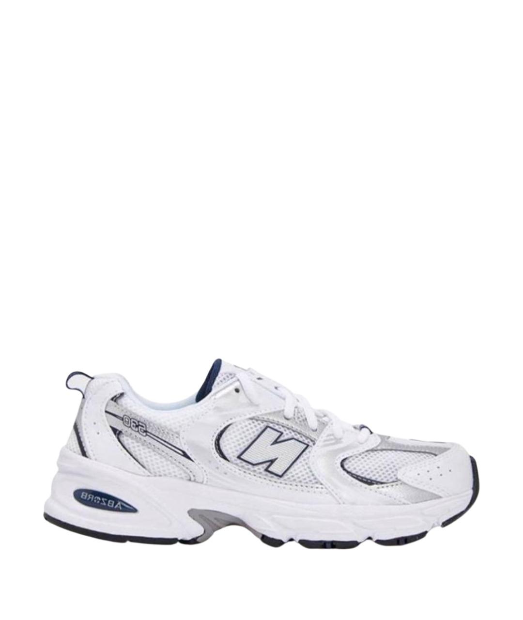 NEW BALANCE Белые кожаные кроссовки, фото 1