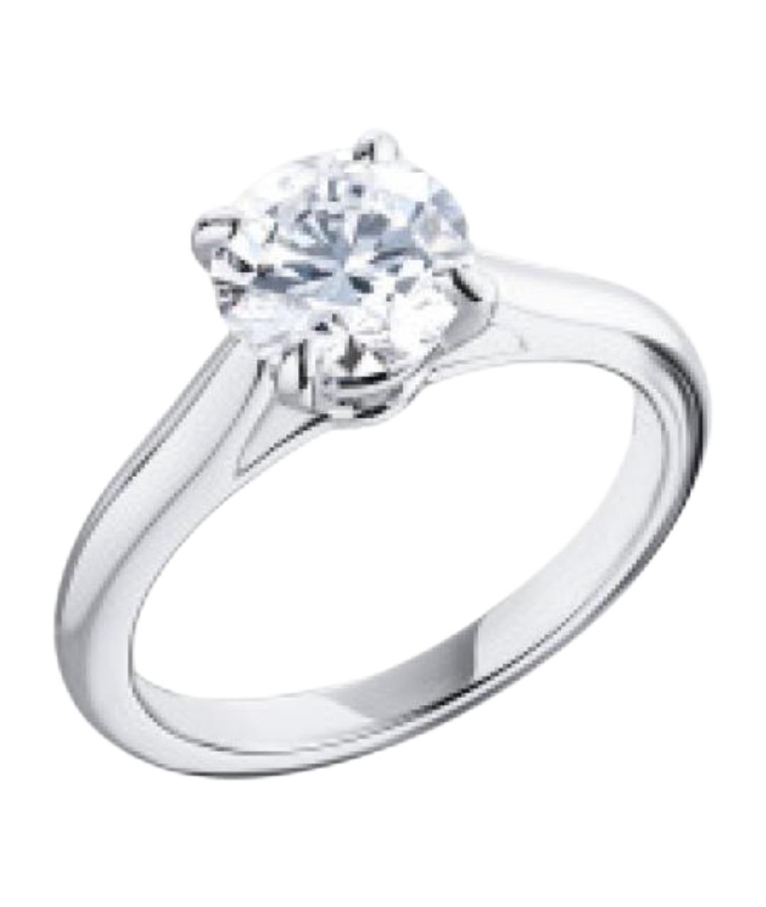 CARTIER Серебряное платиновое кольцо, фото 1