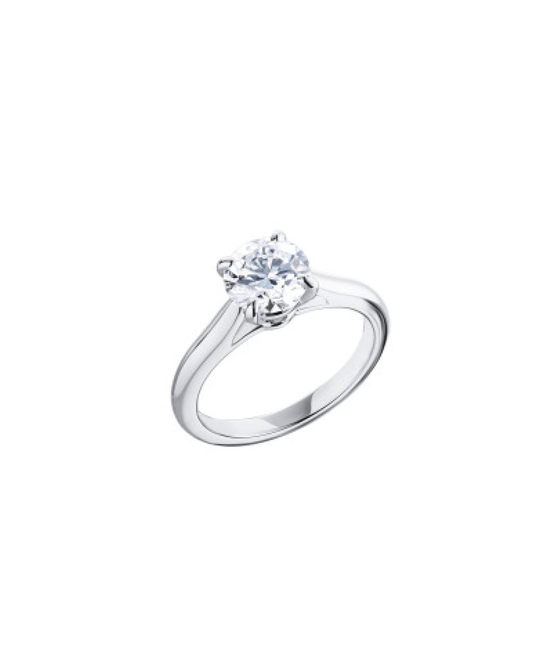 CARTIER Серебряное платиновое кольцо, фото 5