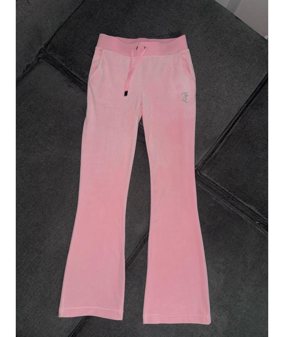 JUICY COUTURE Розовый вискозный костюм с брюками, фото 3