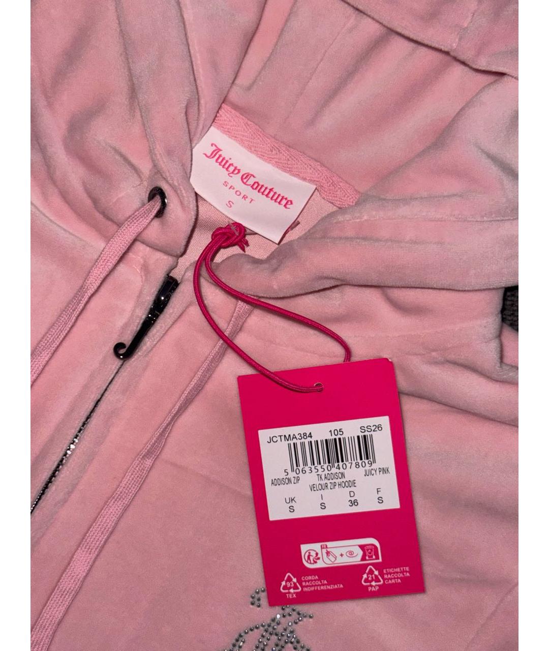 JUICY COUTURE Розовый вискозный костюм с брюками, фото 5