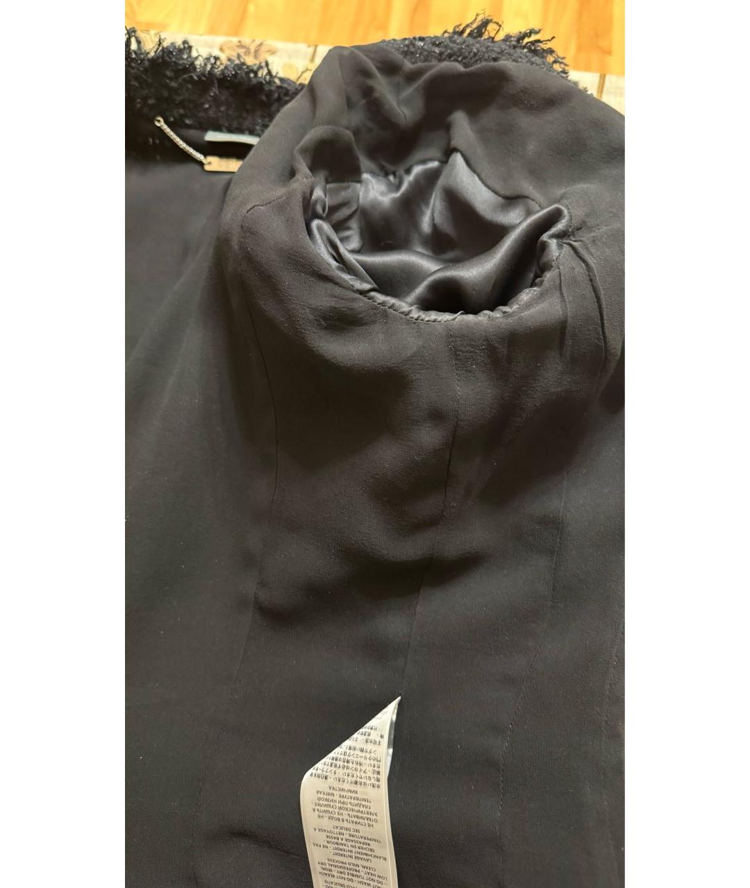 ALEXANDER MCQUEEN Черный полиамидовый жакет/пиджак, фото 7