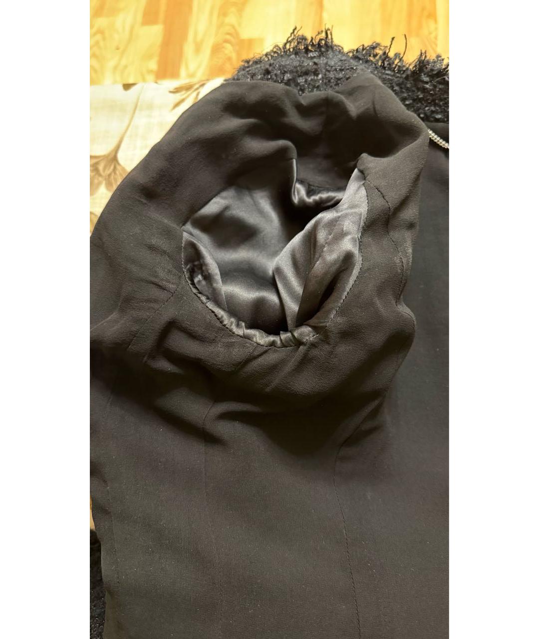 ALEXANDER MCQUEEN Черный полиамидовый жакет/пиджак, фото 8