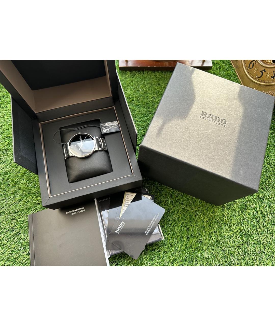 RADO Серебряные стальные часы, фото 4