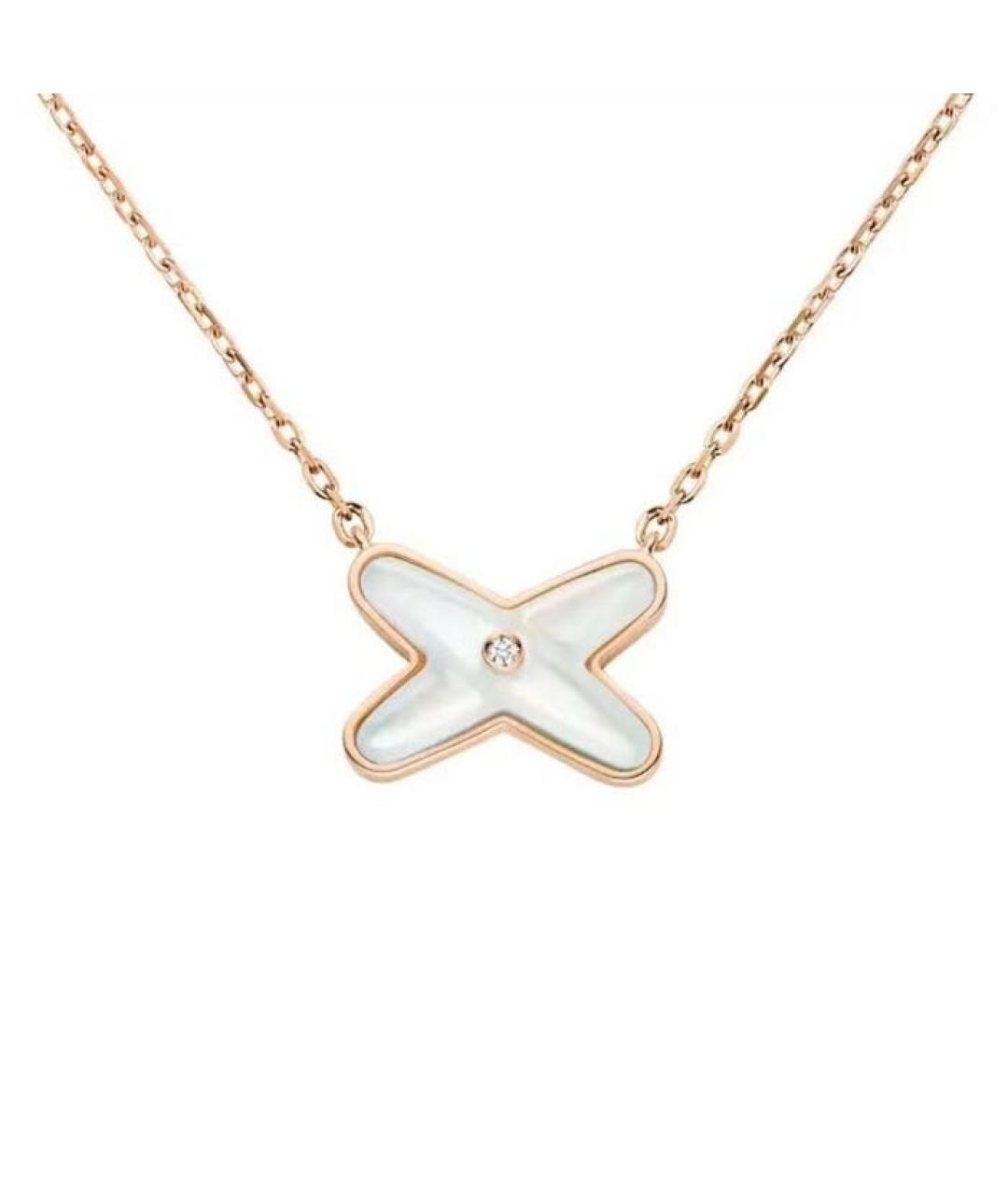 CHAUMET Белое колье из розового золота, фото 1