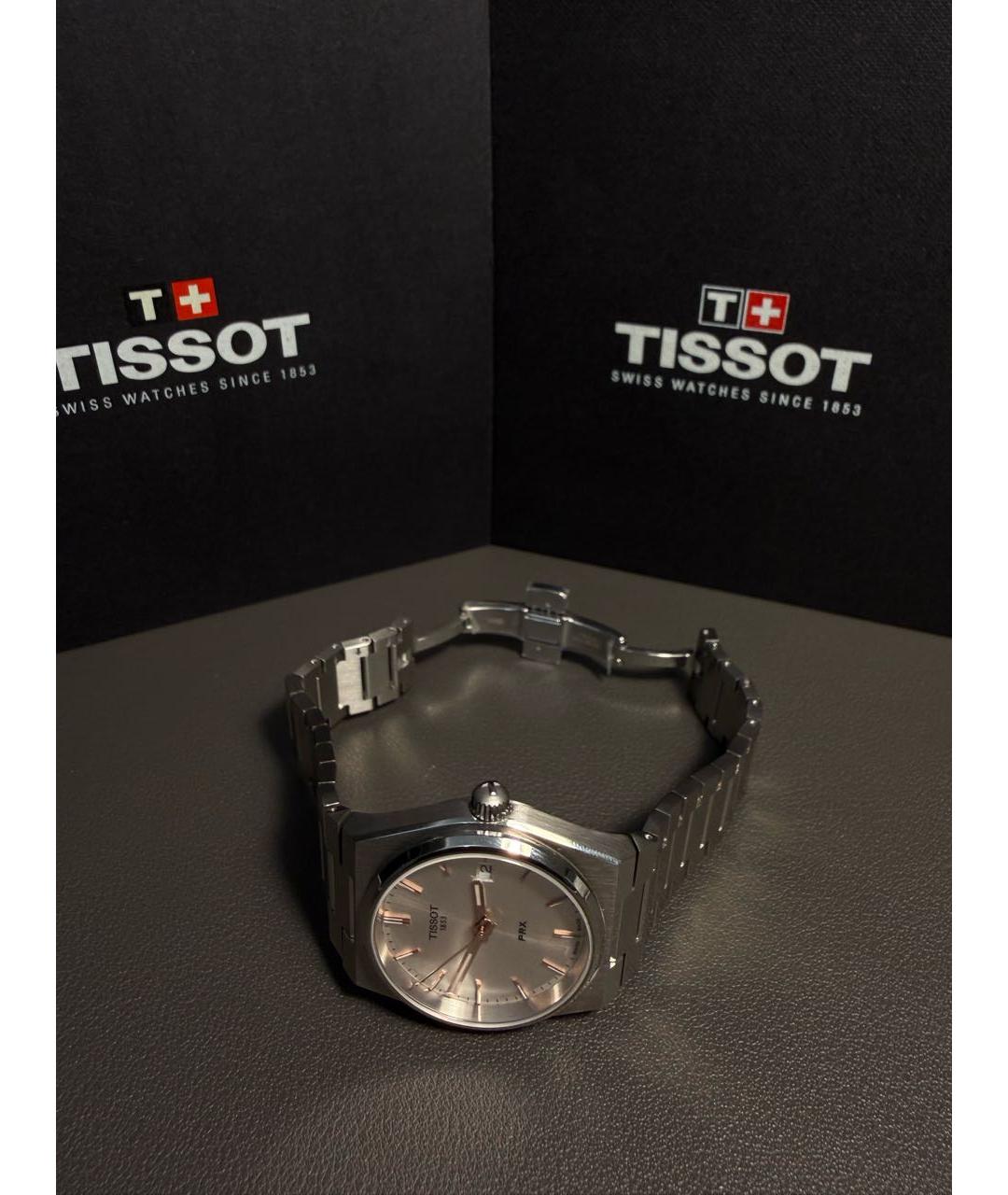 TISSOT Белые стальные часы, фото 6