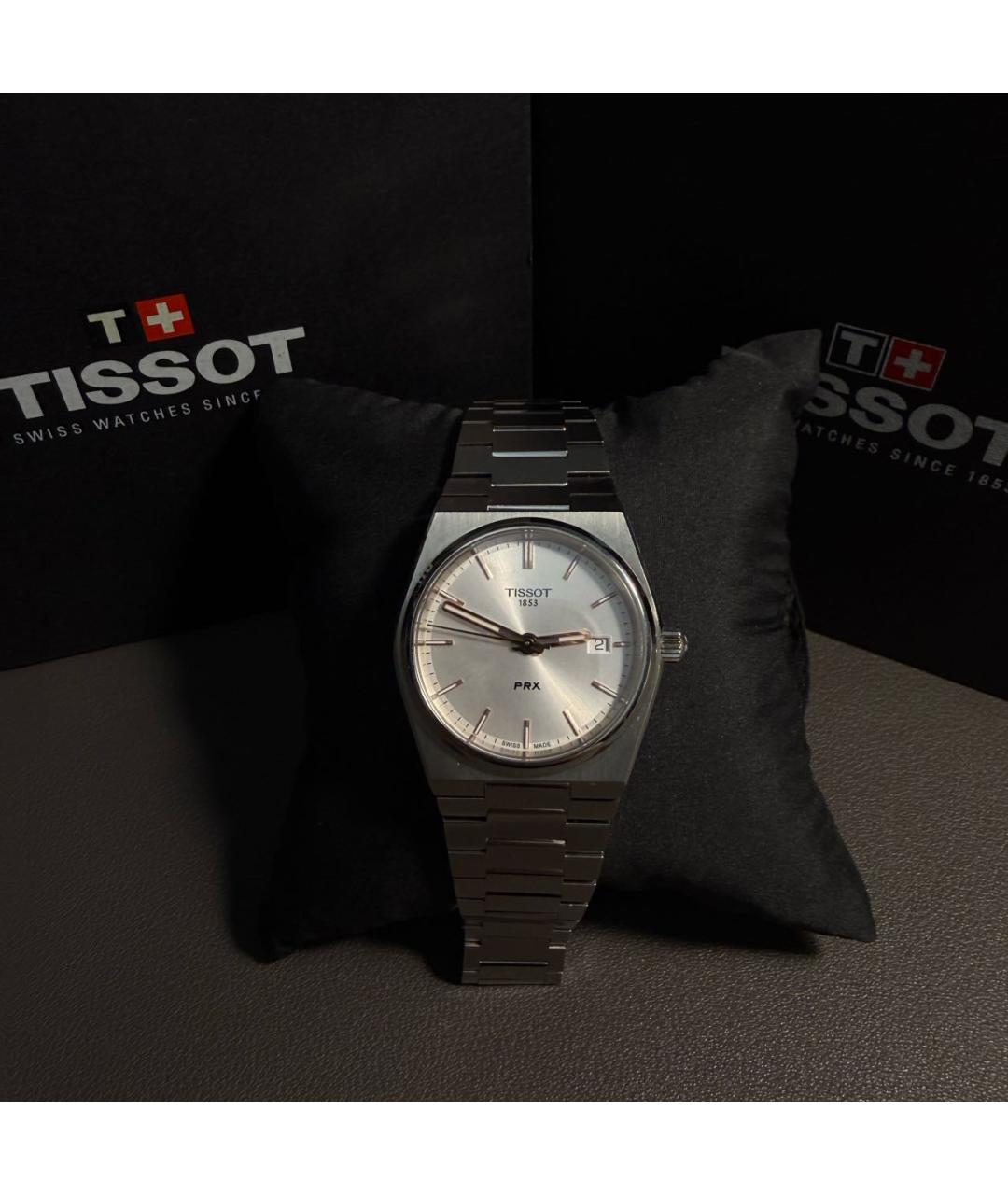 TISSOT Белые стальные часы, фото 8