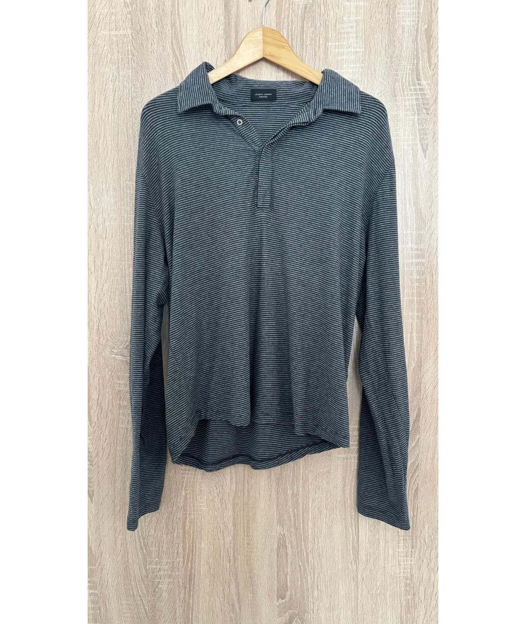 JOSEPH Серая хлопковая кэжуал рубашка, фото 6