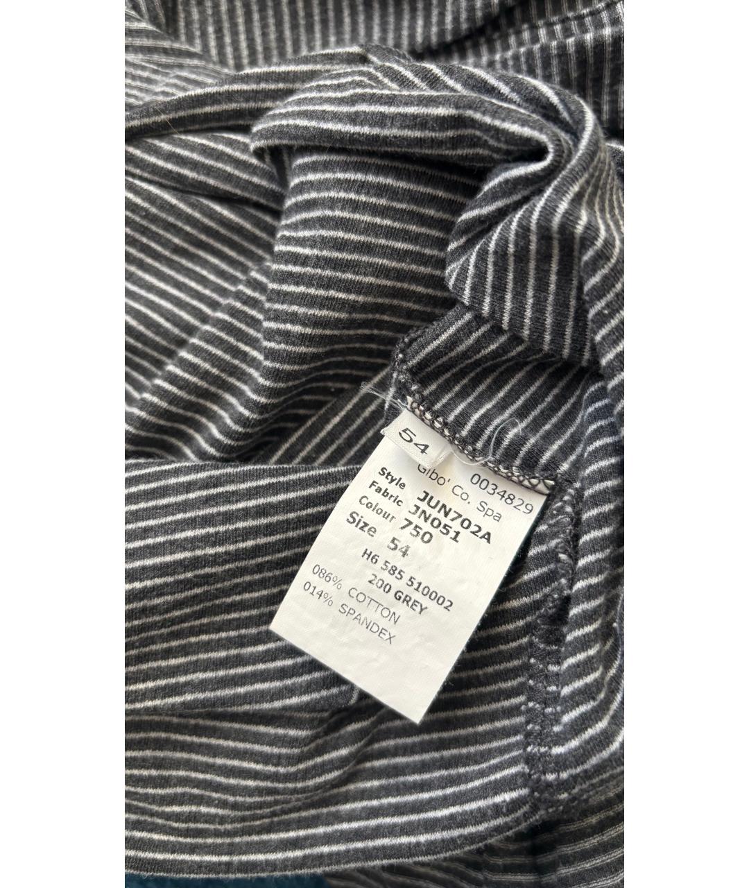 JOSEPH Серая хлопковая кэжуал рубашка, фото 4