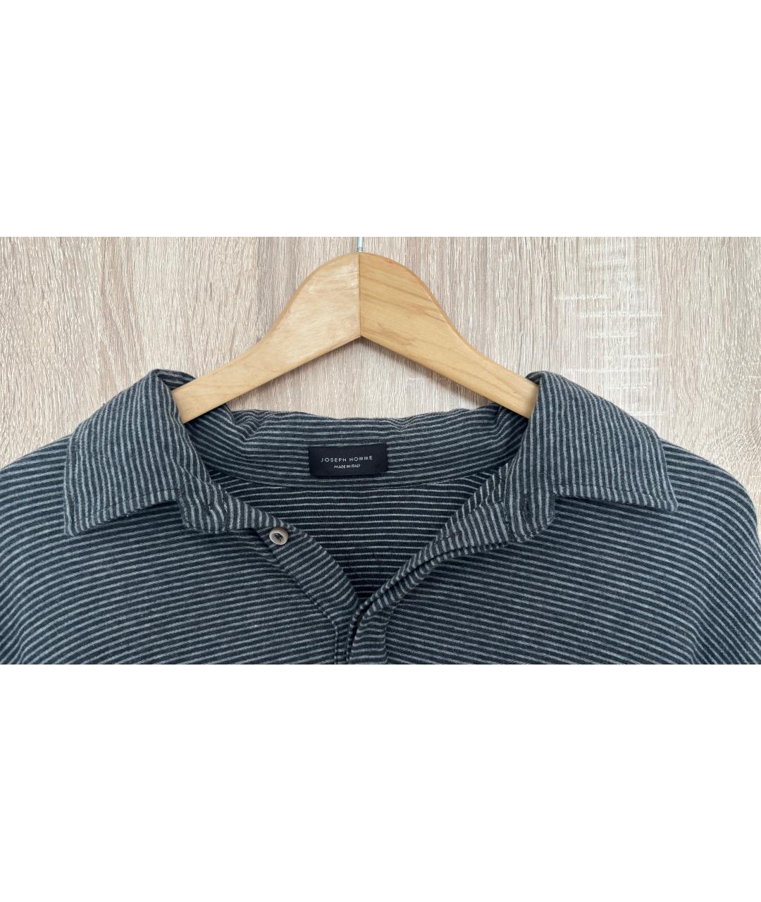 JOSEPH Серая хлопковая кэжуал рубашка, фото 3