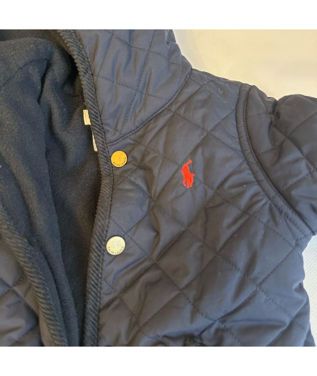 RALPH LAUREN Темно-синий полиэстеровый комбинезон, фото 5