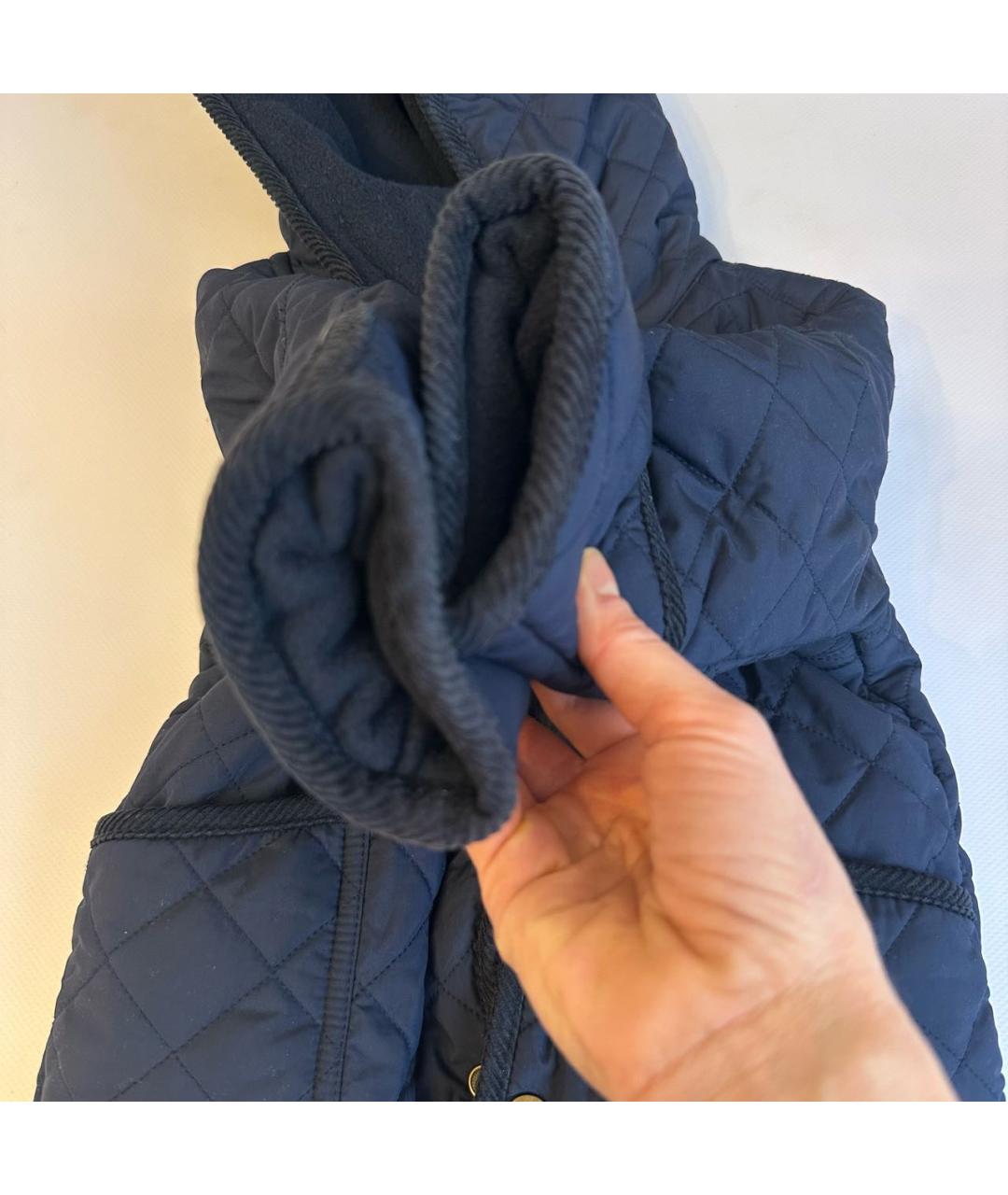 RALPH LAUREN Темно-синий полиэстеровый комбинезон, фото 8