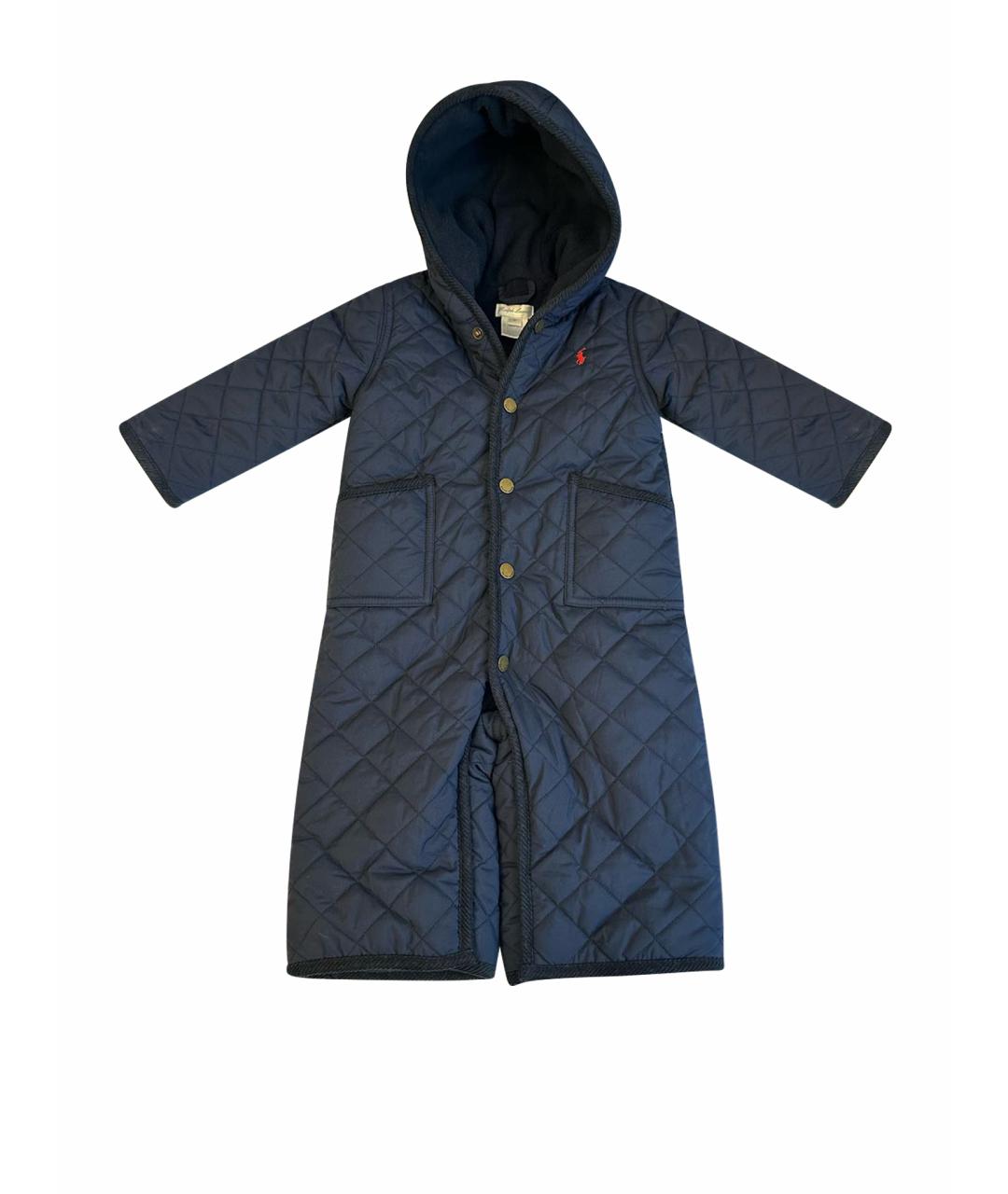 RALPH LAUREN Темно-синий полиэстеровый комбинезон, фото 1