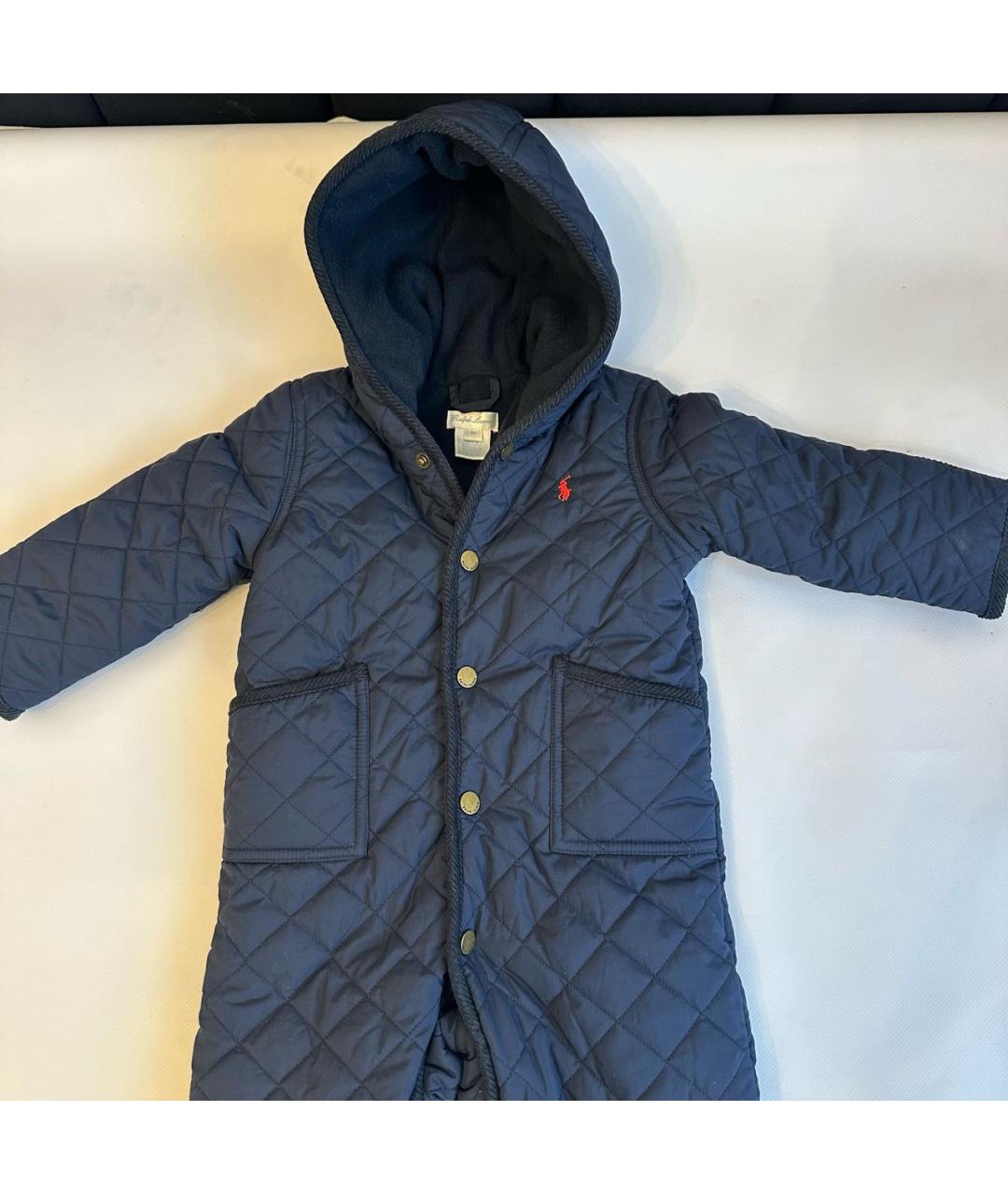 RALPH LAUREN Темно-синий полиэстеровый комбинезон, фото 2