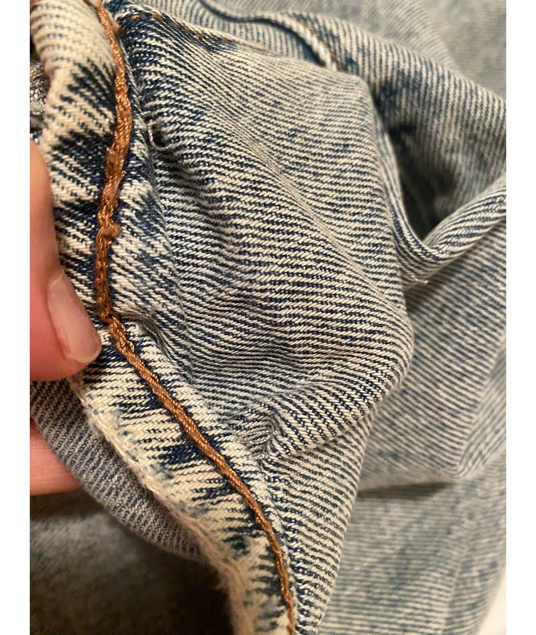 JACOB COHEN Синие хлопковые прямые джинсы, фото 8