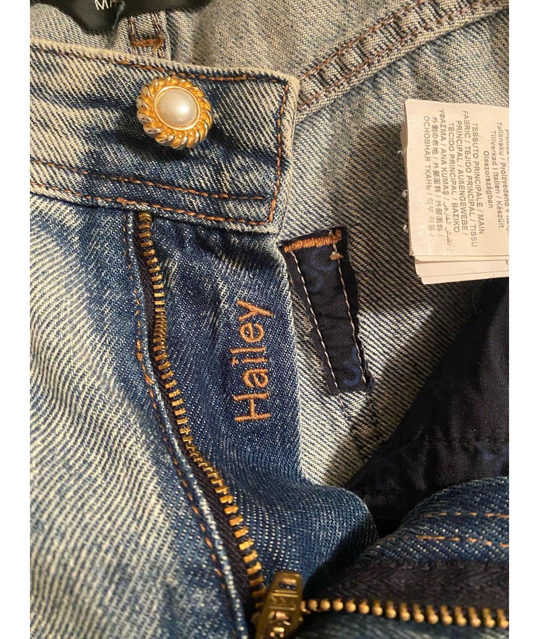 JACOB COHEN Синие хлопковые прямые джинсы, фото 4