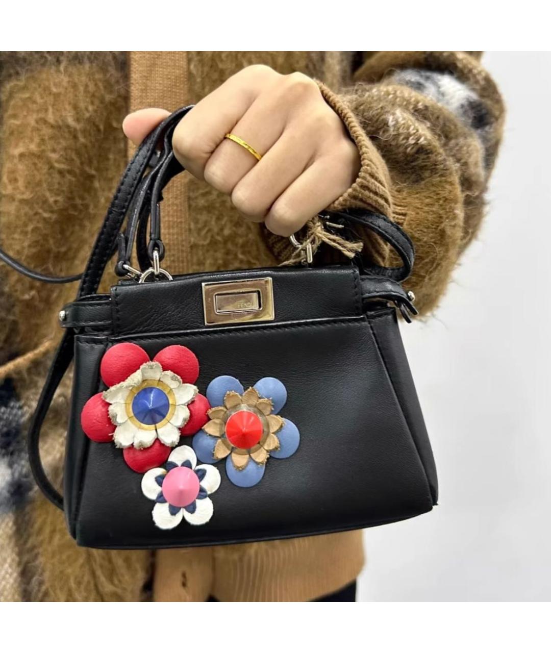 FENDI Черная сумка через плечо, фото 2