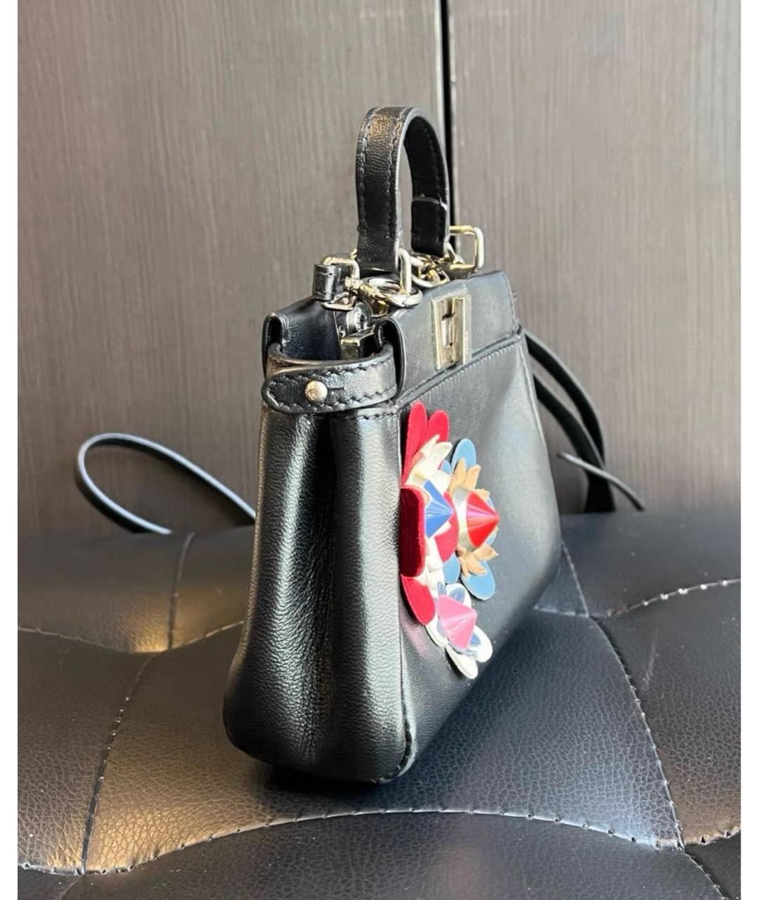 FENDI Черная сумка через плечо, фото 5