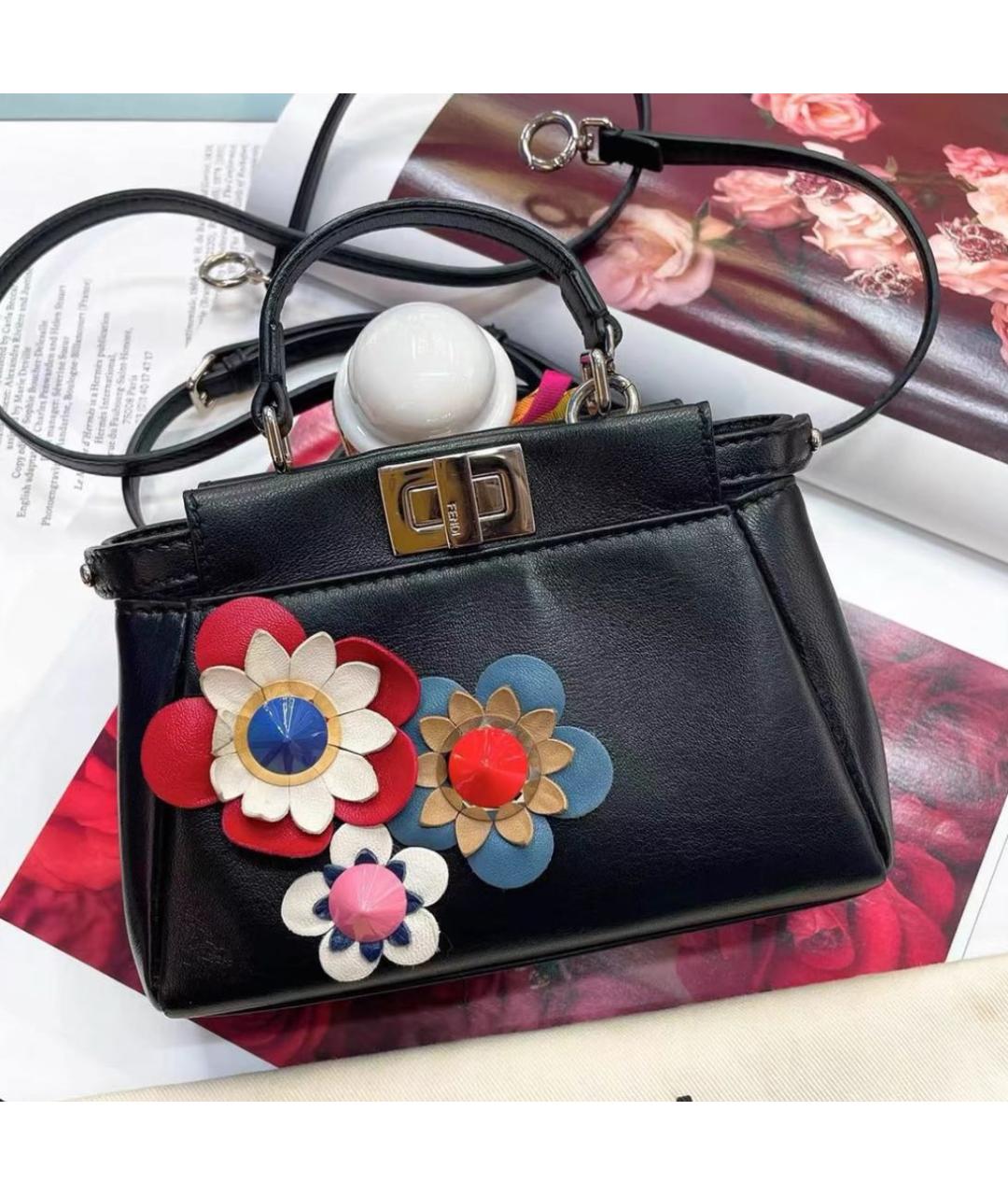 FENDI Черная сумка через плечо, фото 3