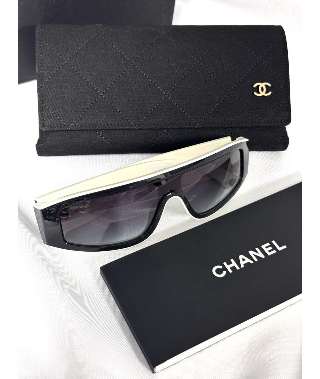 CHANEL Черные солнцезащитные очки, фото 2