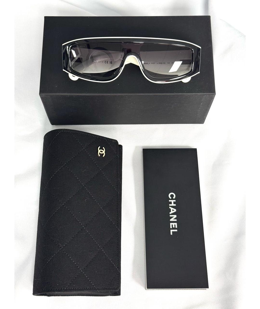 CHANEL Черные солнцезащитные очки, фото 5