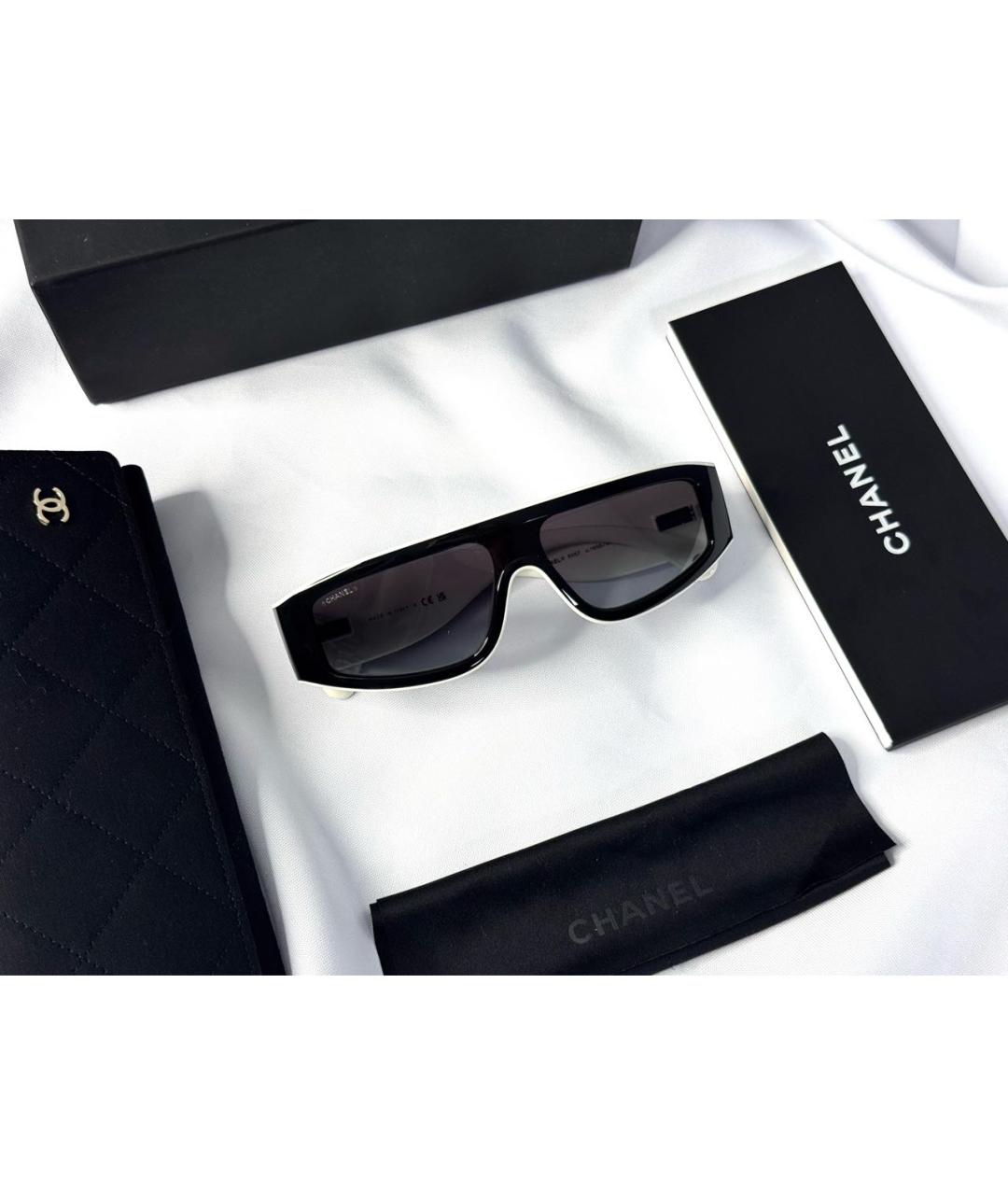 CHANEL Черные солнцезащитные очки, фото 4