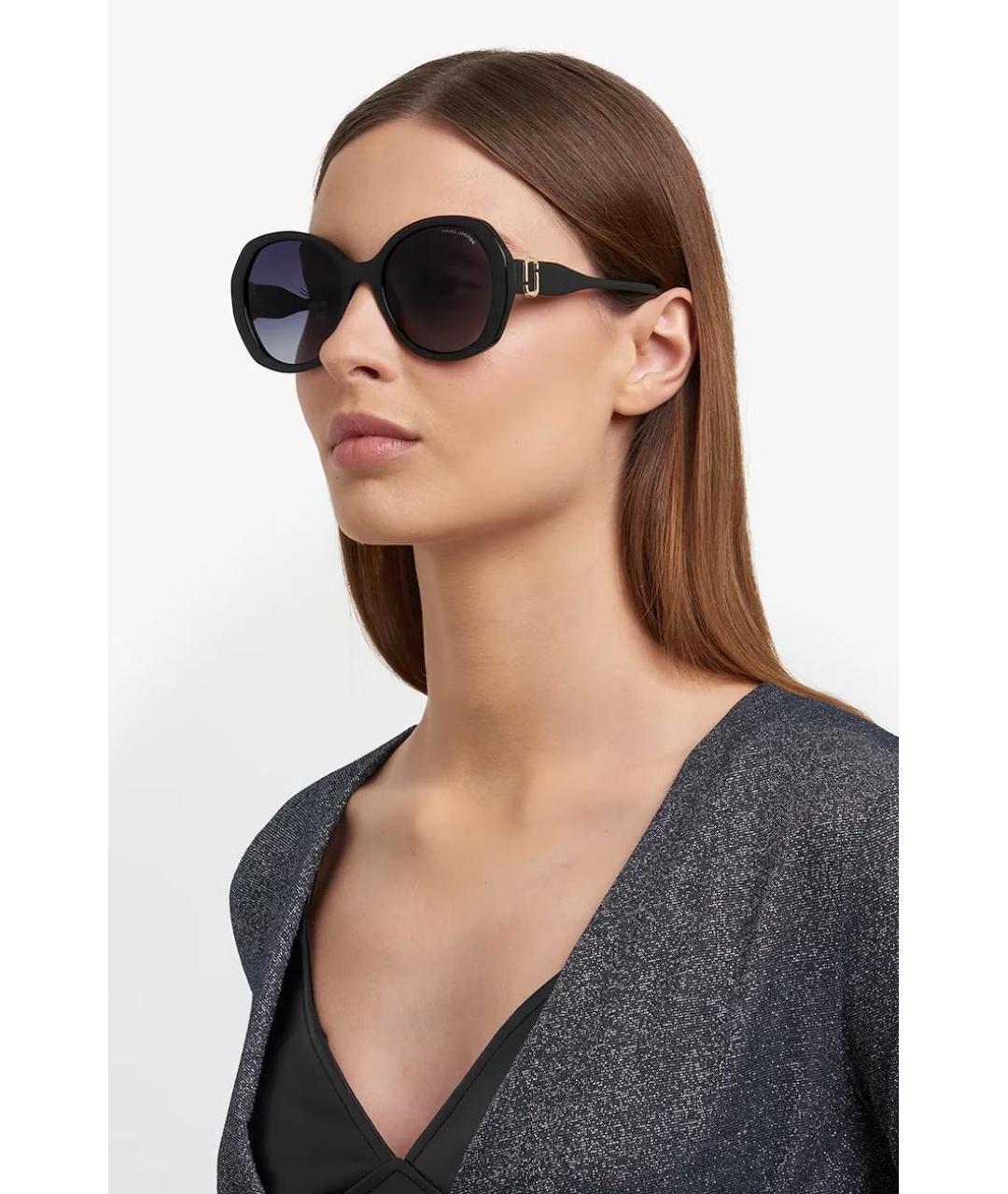 MARC JACOBS Черные пластиковые солнцезащитные очки, фото 4