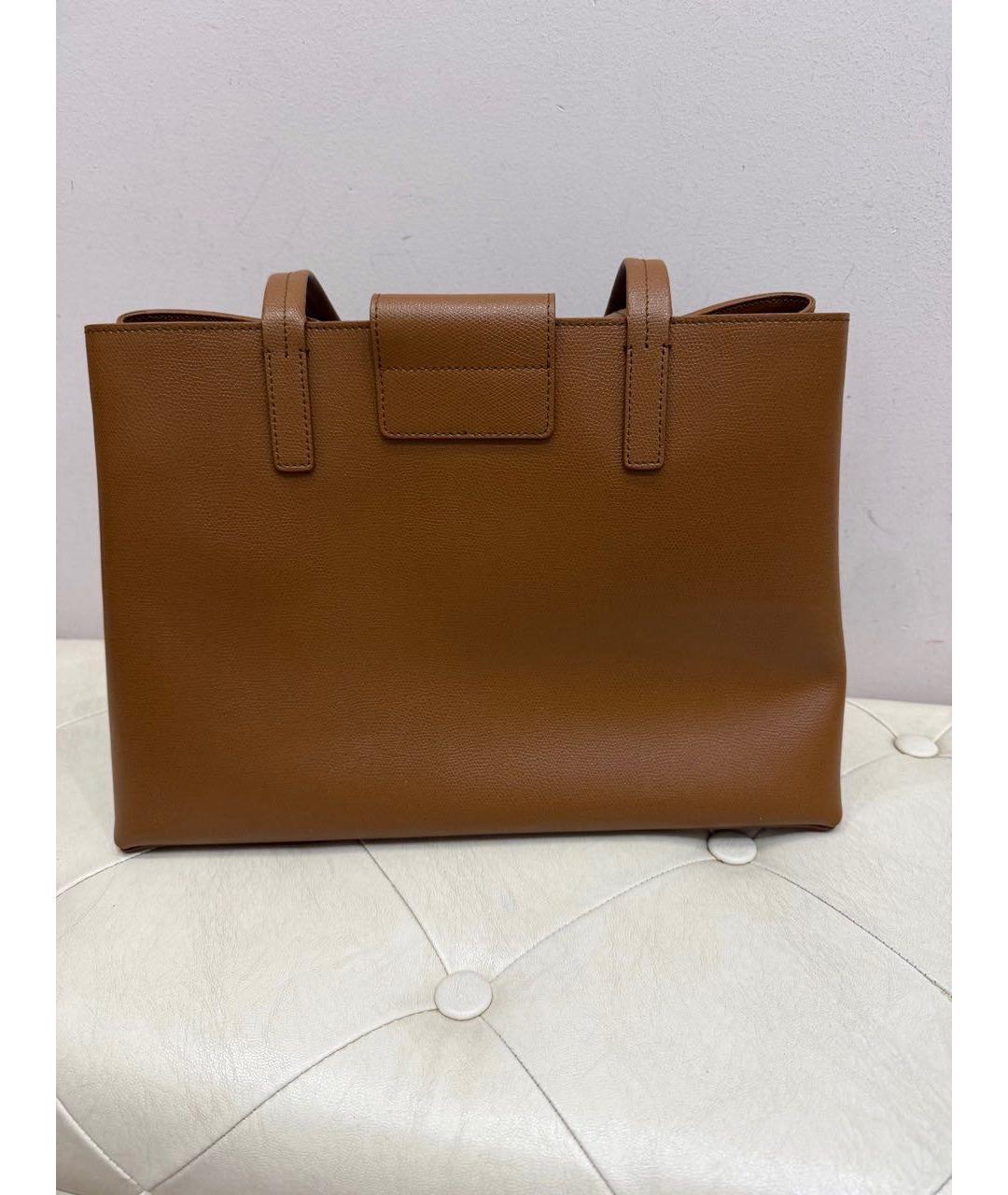 FURLA Коричневая сумка тоут из искусственной кожи, фото 2