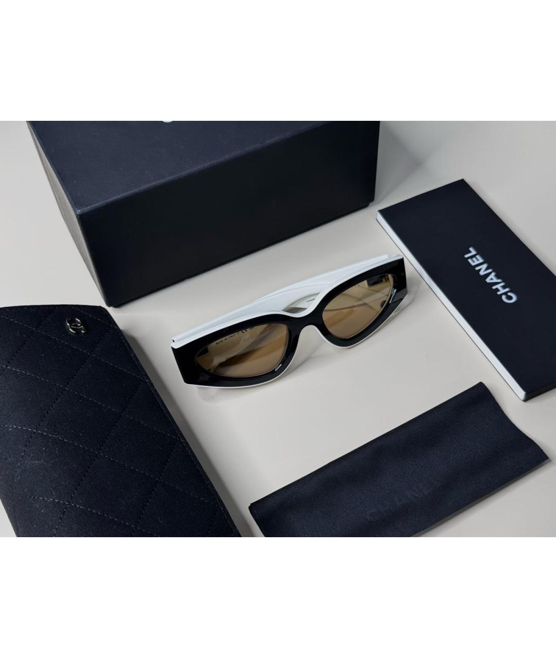 CHANEL Черные солнцезащитные очки, фото 2