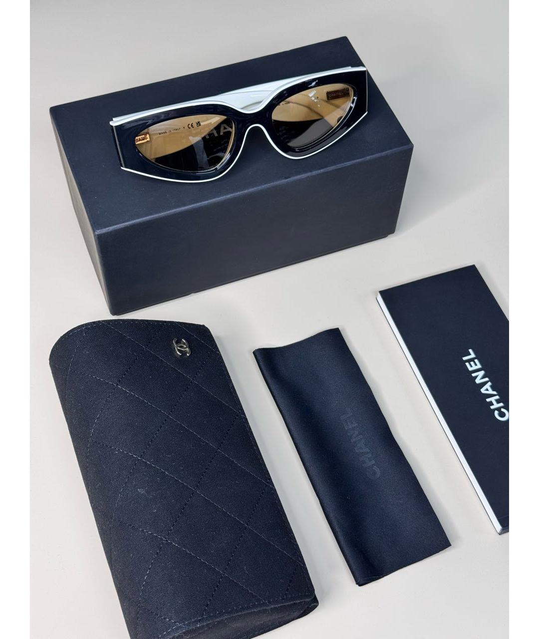 CHANEL Черные солнцезащитные очки, фото 7