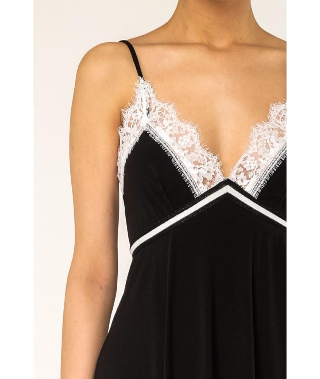 ERMANNO SCERVINO Черный вискозный сарафан, фото 3