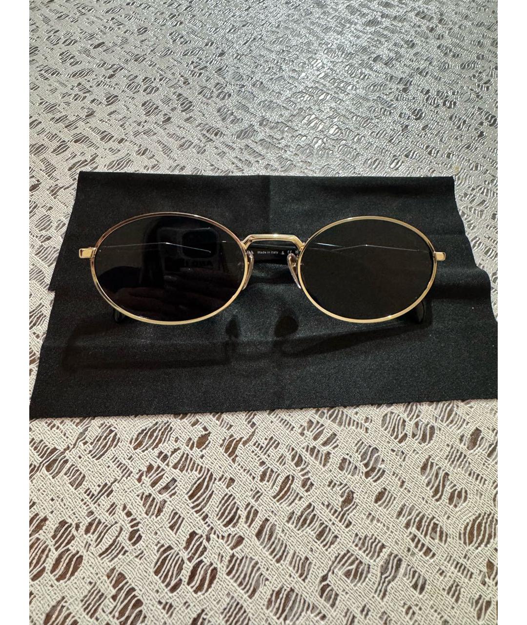 PRADA Черные металлические солнцезащитные очки, фото 8