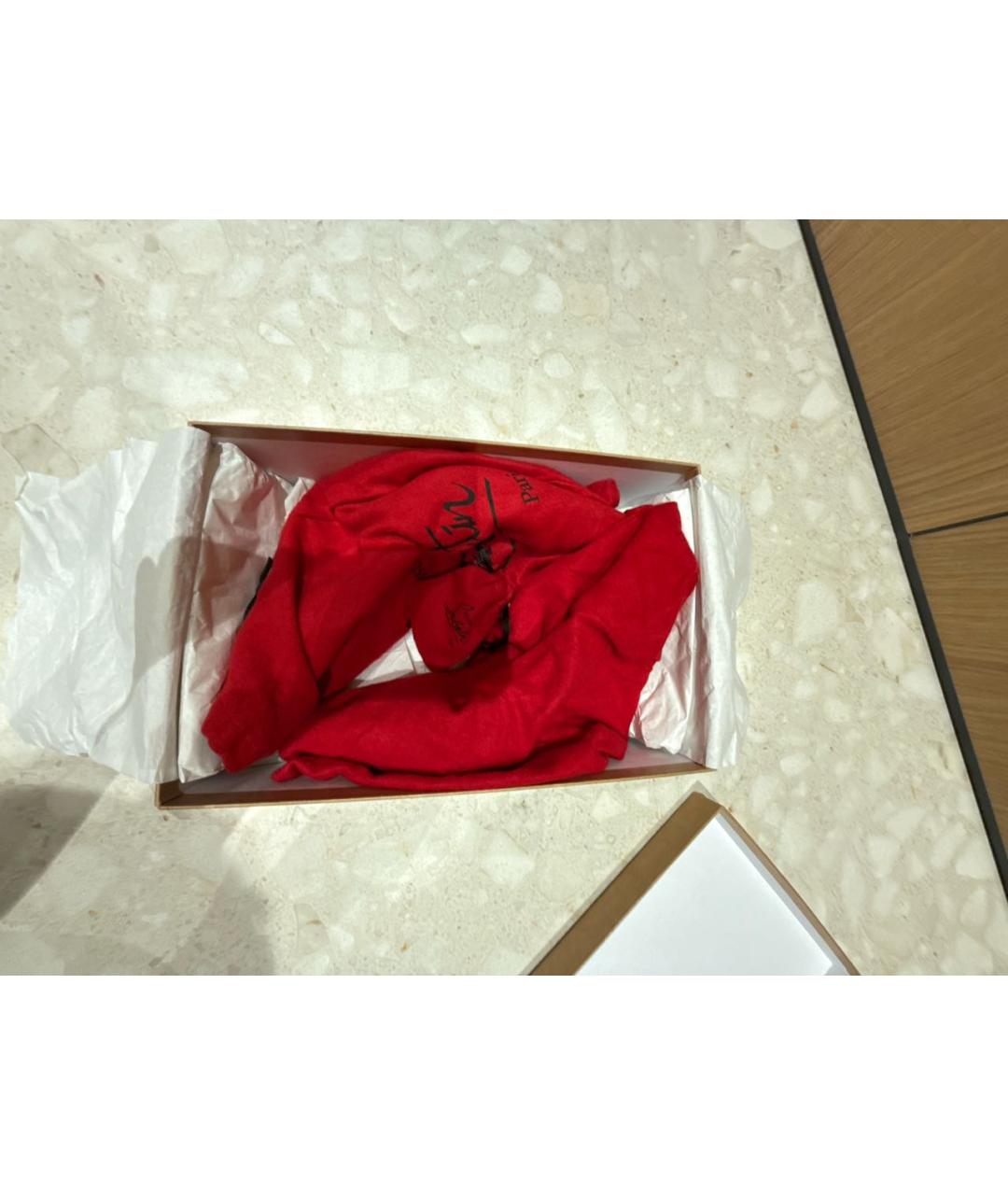 CHRISTIAN LOUBOUTIN Синие туфли из лакированной кожи, фото 8