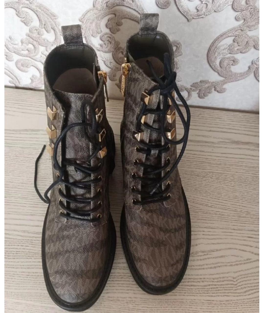 MICHAEL KORS Зеленые ботинки, фото 3