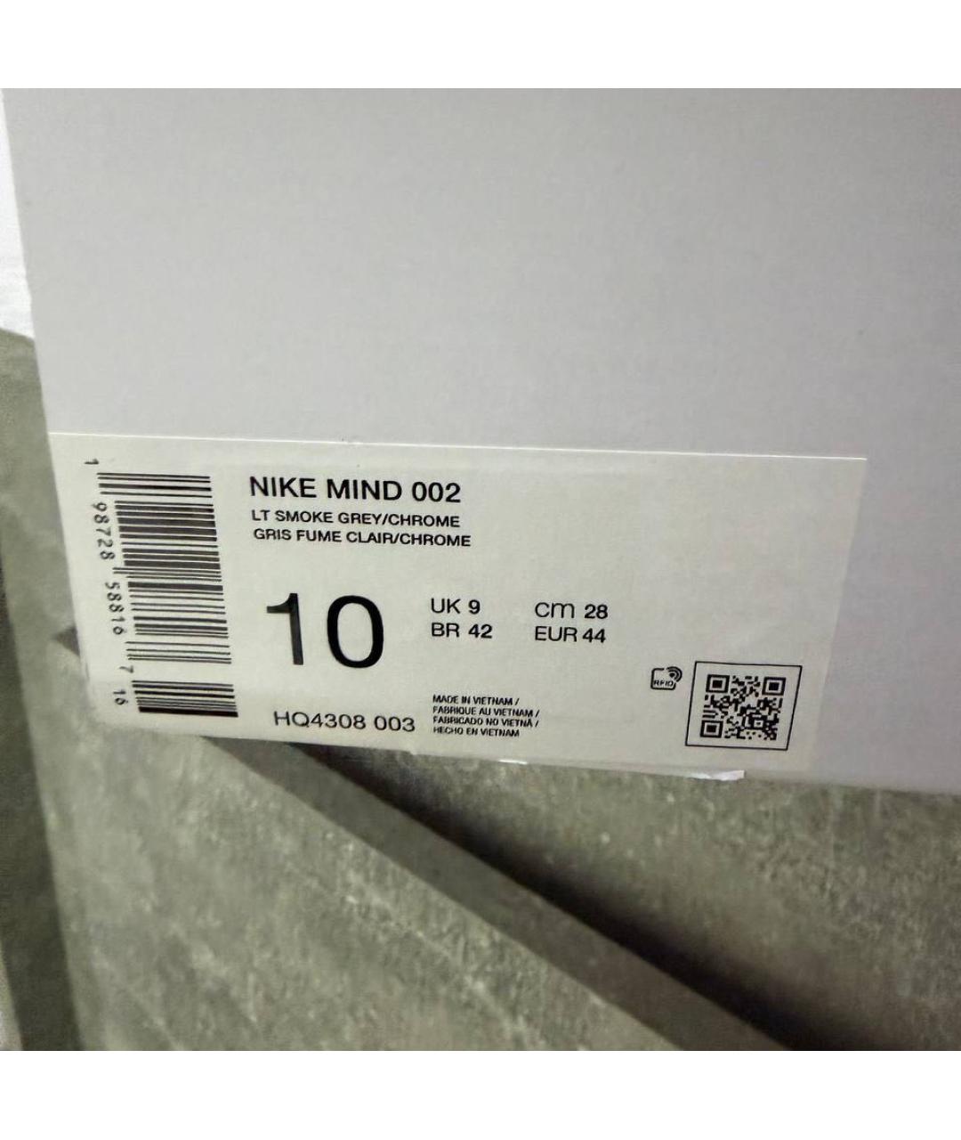 NIKE Серые низкие кроссовки / кеды, фото 8