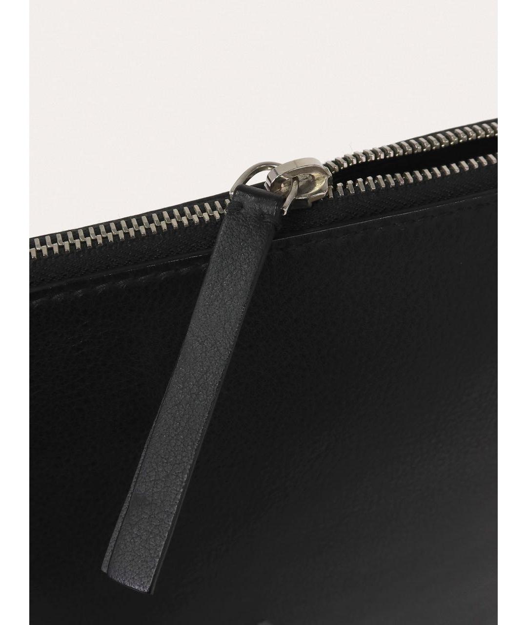 BALENCIAGA Черная кожаная папка для документов, фото 7