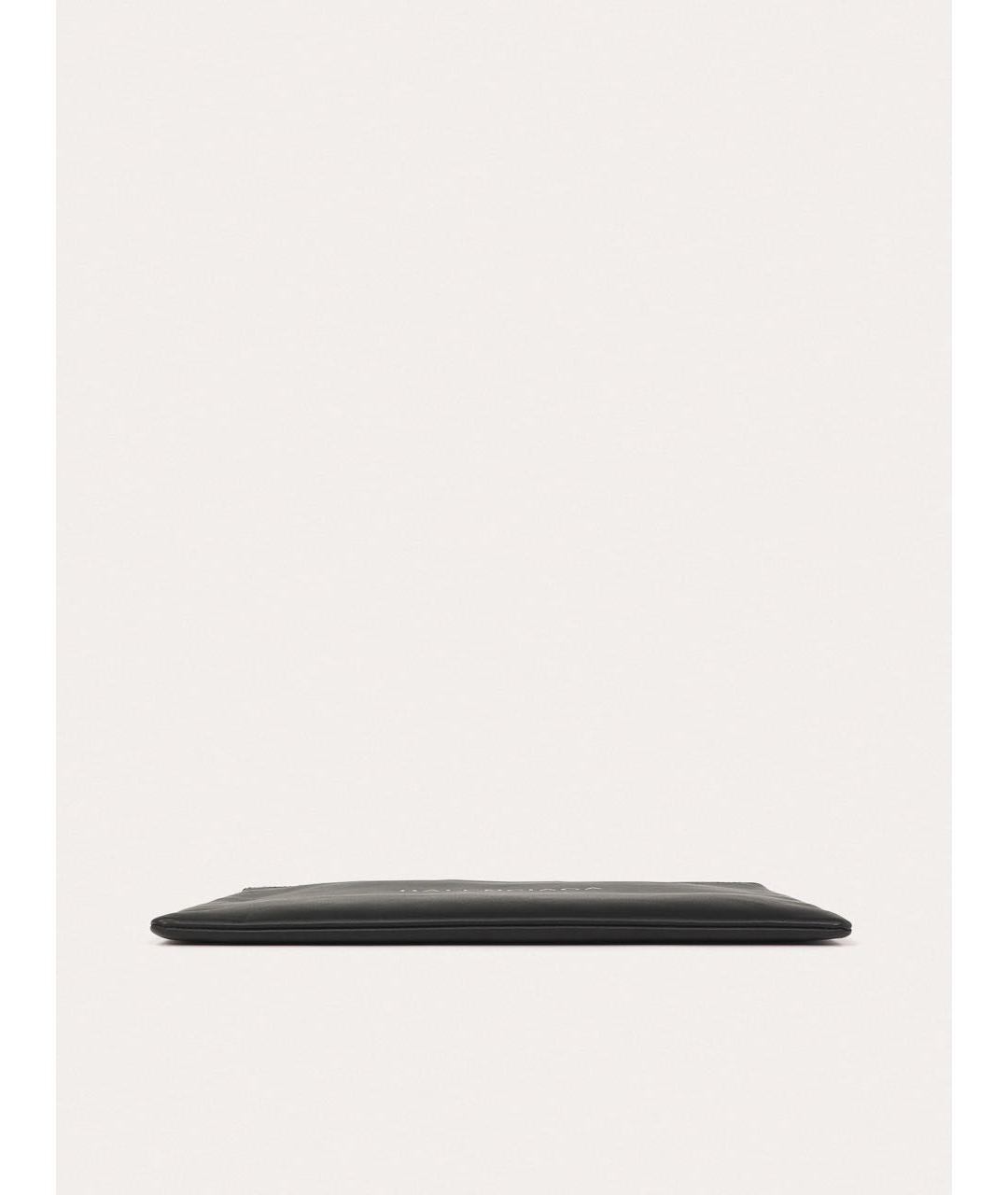 BALENCIAGA Черная кожаная папка для документов, фото 4