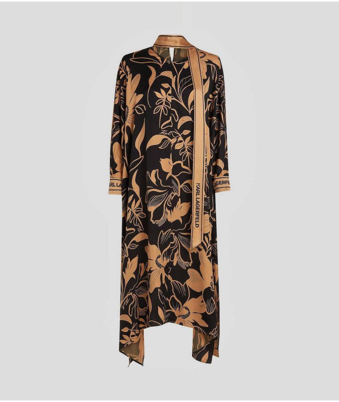 KARL LAGERFELD Мульти вискозное вечернее платье, фото 8