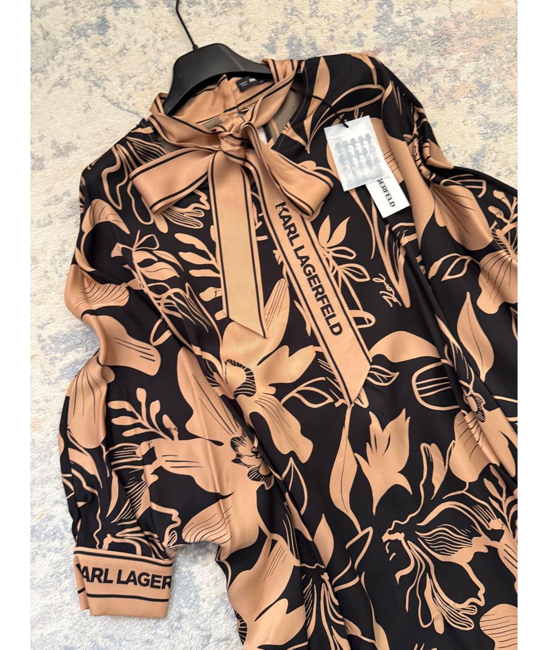 KARL LAGERFELD Мульти вискозное вечернее платье, фото 6