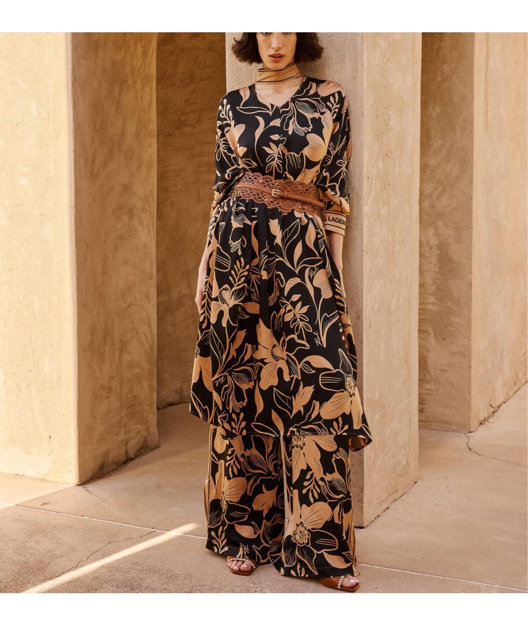 KARL LAGERFELD Мульти вискозное вечернее платье, фото 2