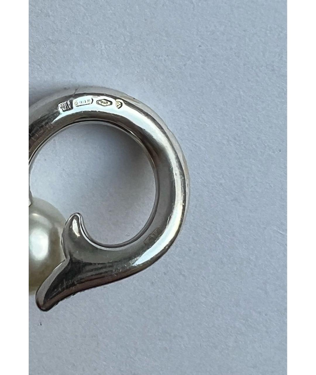 Mikimoto Серебряная подвеска из белого золота, фото 6