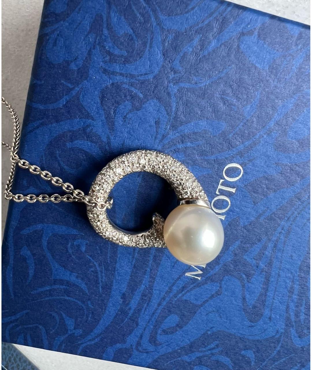 Mikimoto Серебряная подвеска из белого золота, фото 3