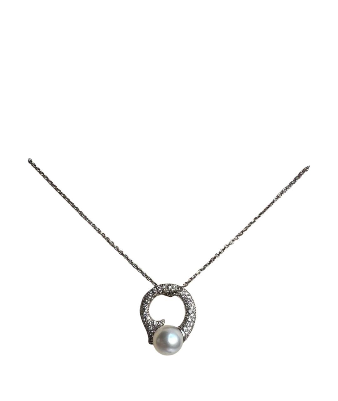 Mikimoto Серебряная подвеска из белого золота, фото 1