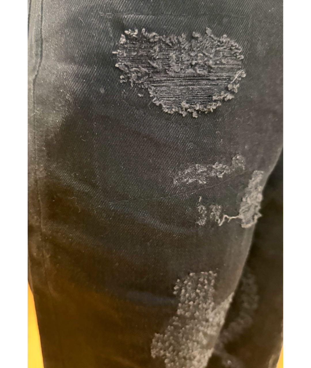 GIVENCHY Черные хлопко-эластановые джинсы скинни, фото 4