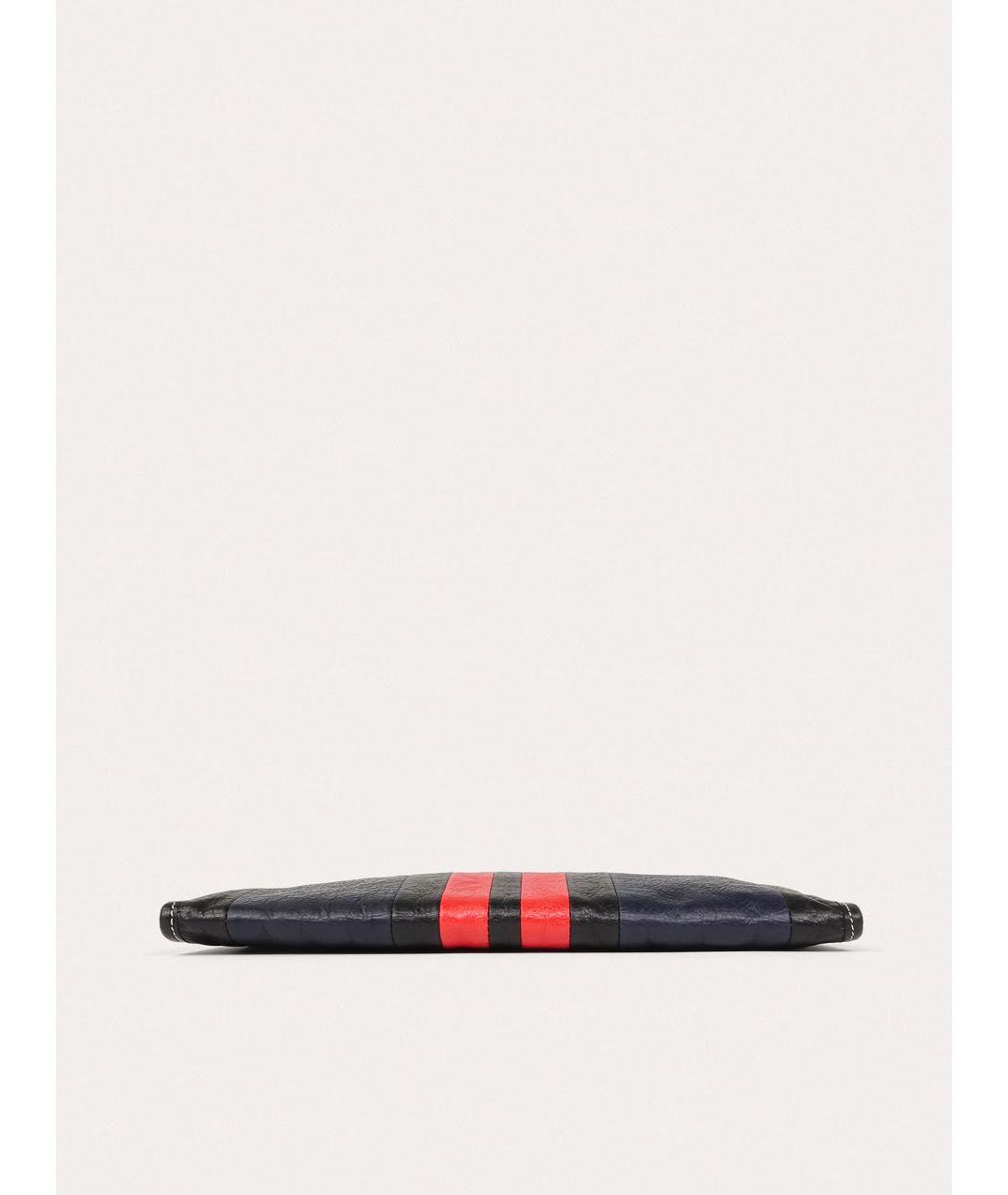 BALENCIAGA Темно-синяя кожаная папка для документов, фото 5