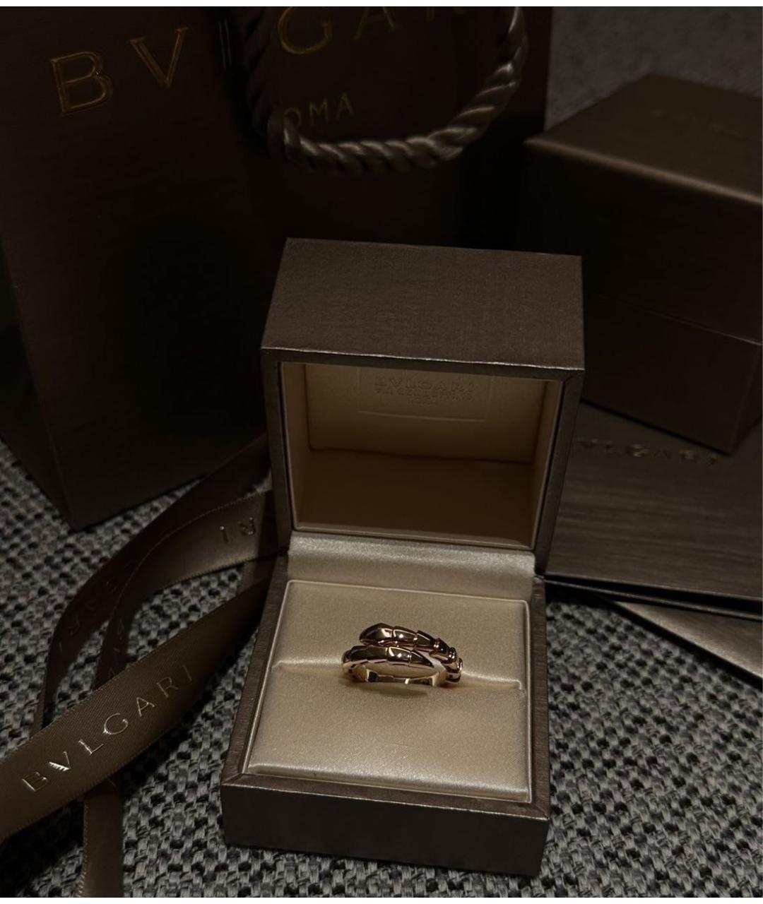 BVLGARI Розовое кольцо из розового золота, фото 3