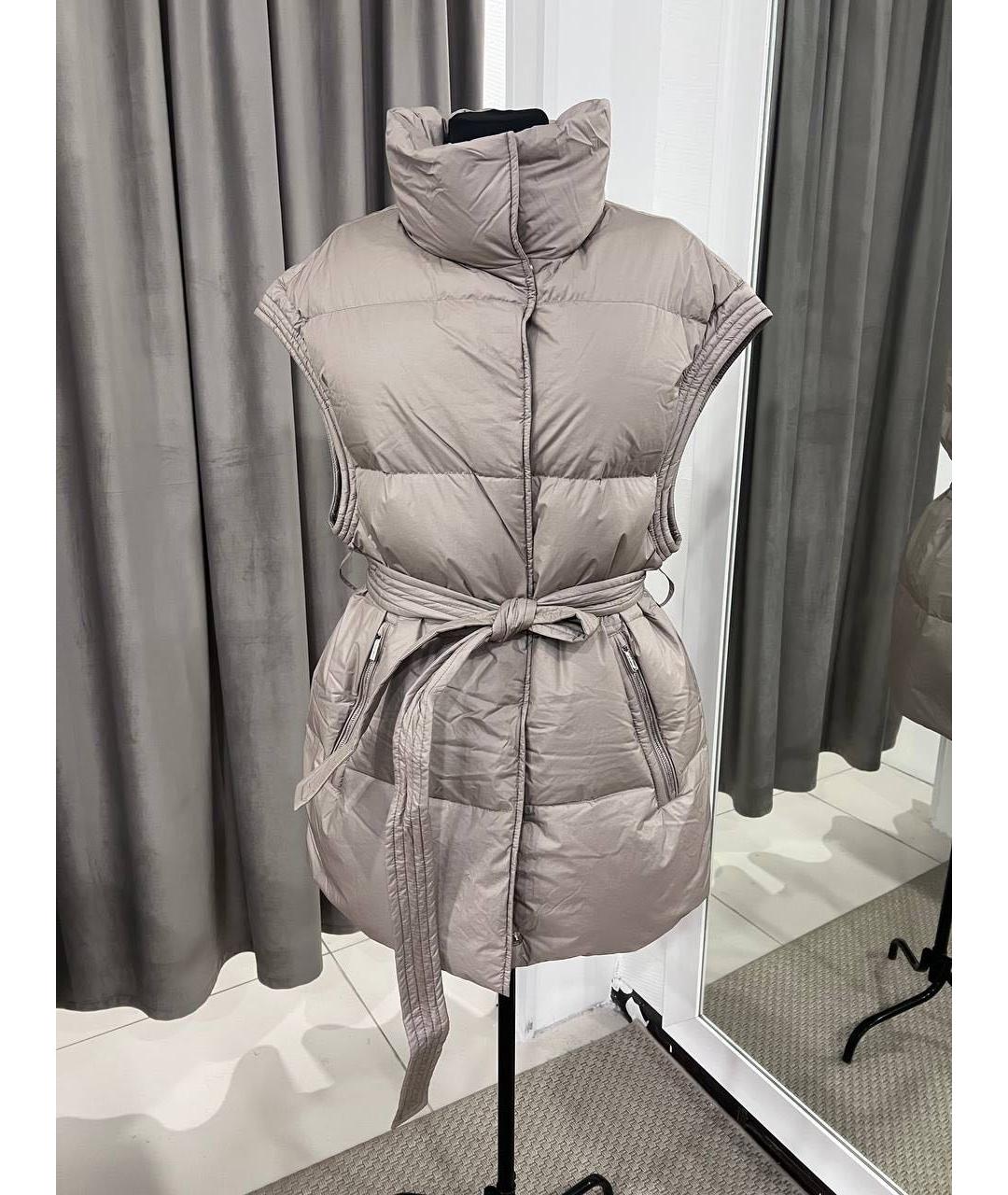 MOORER Бежевый полиамидовый жилет, фото 2