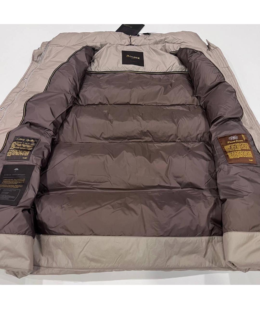 MOORER Бежевый полиамидовый жилет, фото 4